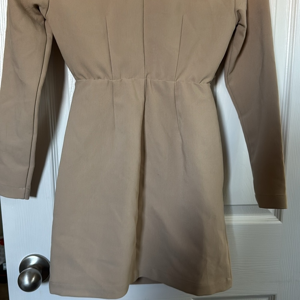 Abercrombie & Fitch Tan Blazer Lightweight Suit Jacket xxsp - Picture 4 of 4